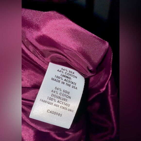 Nanette Lepore Silk Blend Plum Sheath Dress EUC - Picture 7 of 9